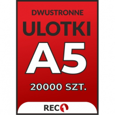 ULOTKI A5 20000 2str. Dwustronne
